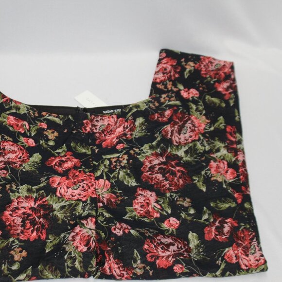 NWT Sugarlips Floral Straight Leg Pants - Picture 11 of 11